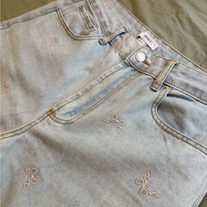 Forever 21 Light Blue Denim Pants